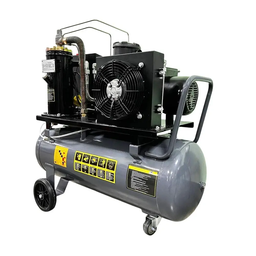 Компресор виского тиску гвинтовий GTM DLG3V 380 (100 л, 350 л/хв, 3.0 кВт, 380-400 В) - фото 2