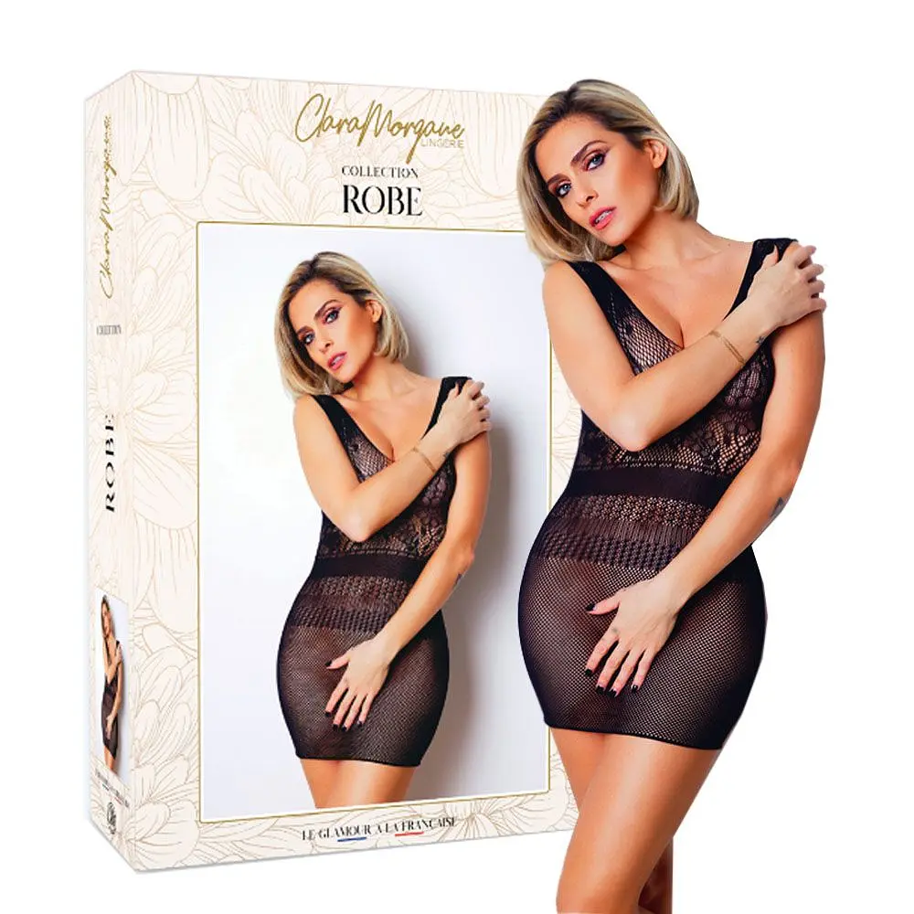 Міні-сукня Clara Morgane CM-93294, One Size (чорний) - фото 4