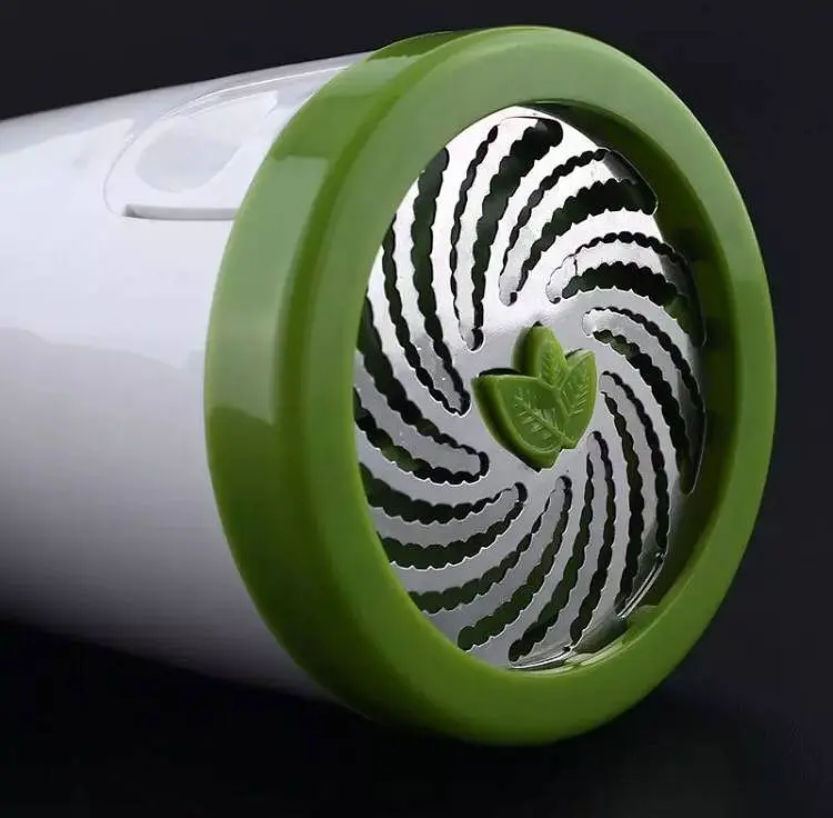 Млинок для зелені Herb Grinder 8296 6×7.3×17 см, ручний подрібнювач з нержавіючими лезами - фото 5
