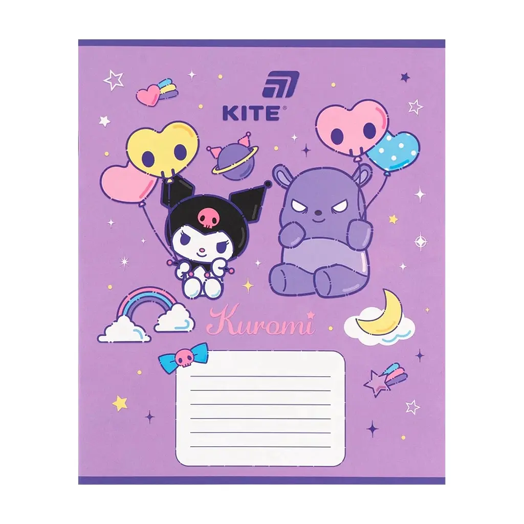 Зошит Kite Hello Kitty, 12 аркушів, коса лінія (HK26-235-2), в асортименті - фото 7