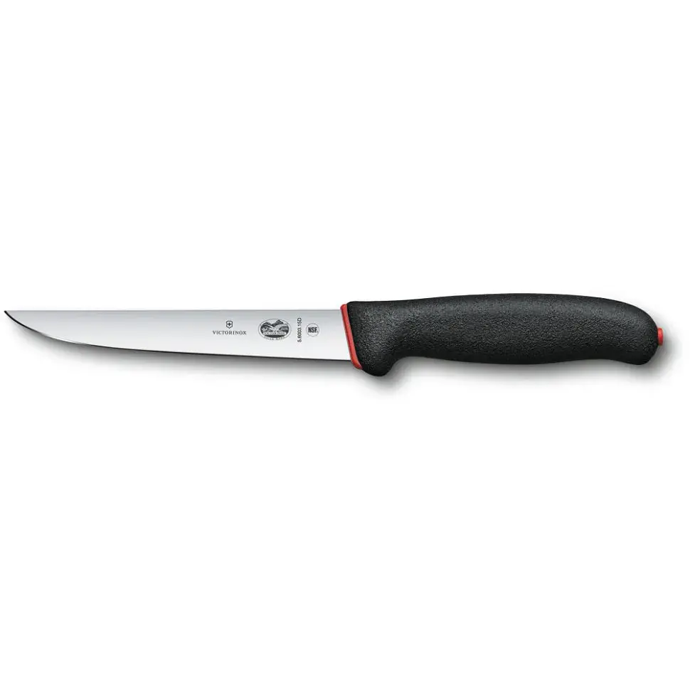 Кухонний ніж Victorinox Fibrox Boning лезо 15см з чорн-черв. ручкою Dual Grip