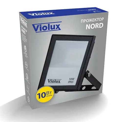 Прожектор LED Violux NORD 10W SMD 6000K 850lm IP65 ( 400002 ) - фото 2