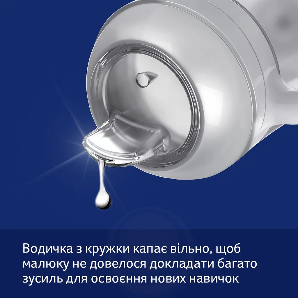 Кружка-непроливайка Моя перша кружка з носиком 150 мл блакитна (35/358) - фото 5