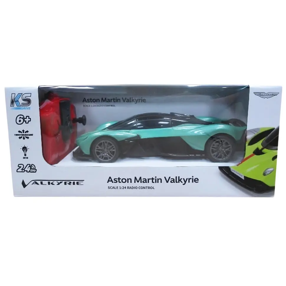 Автомобиль на радиоуправлении KS Drive Aston Martin Valkyrie 250GAVGS 1:24, шалфейный - фото 6