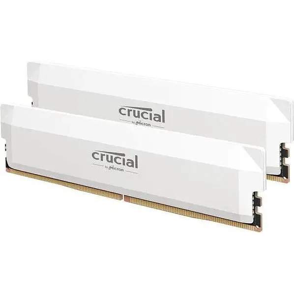 Пам'ять для настільних комп'ютерів Crucial 32 GB (2x16GB) DDR5 6000 MHz Pro Overclocking White (CP2K16G60C36U5W) - фото 2