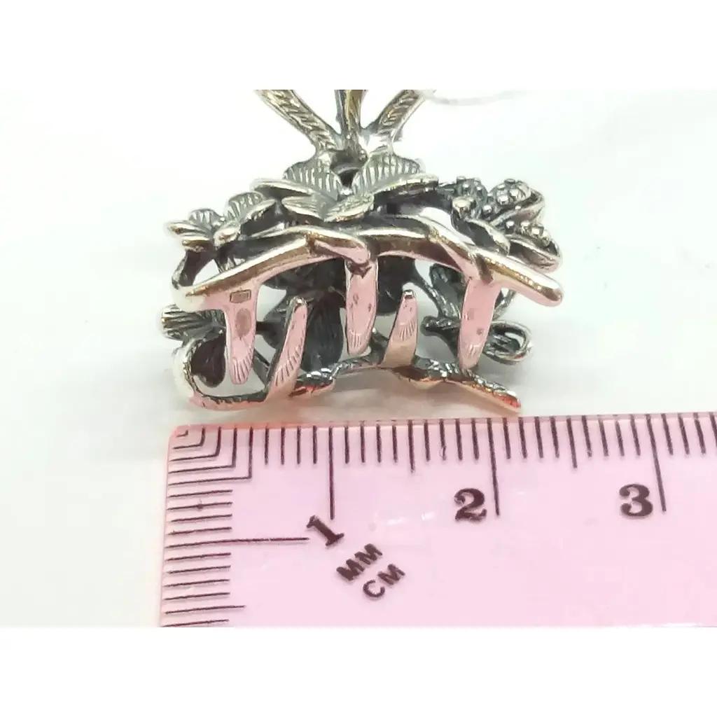 Срібна шпилька для волосся Ірій. 9305 - фото 5