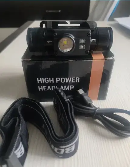 Налобний ліхтар Boruit HP500 IPX6 Type-C 1000Lm - фото 6
