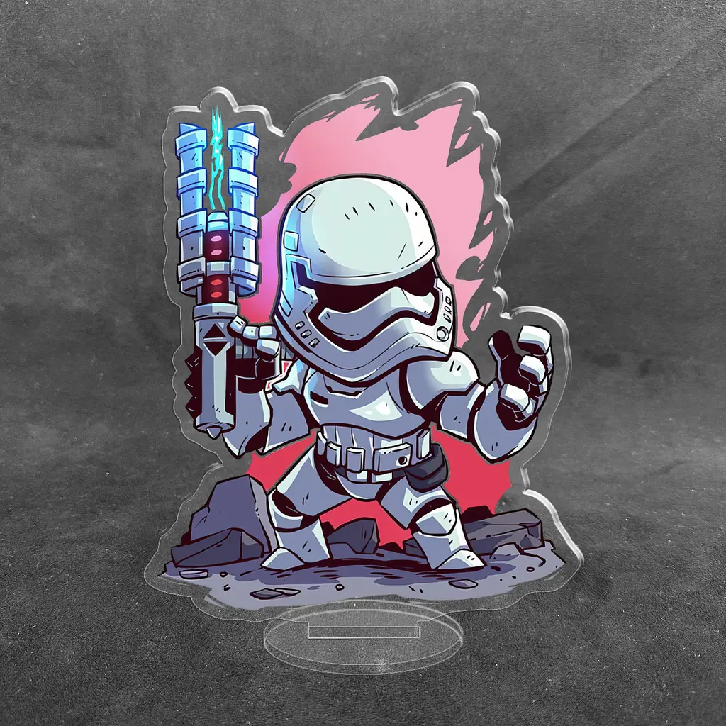 Акрилова колекційна фігурка Чібі Chibi Зоряні війни Star Wars - Штурмовик 10 см - фото 2