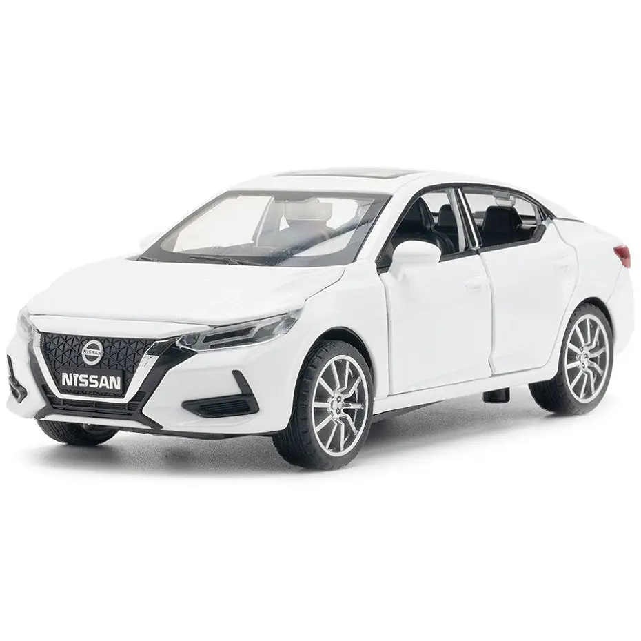 Колекційна металева модель седана АвтоЕксперт Nissan Sylphy з інерцією, світлом та звуком 1:32 - фото 3