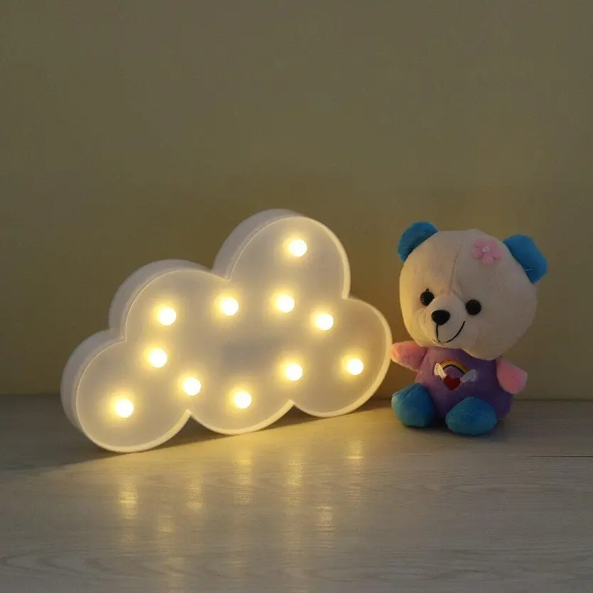 Декоративный детский LED светильник-ночник UFT Funny Lamp Cloud Облако  - фото 9