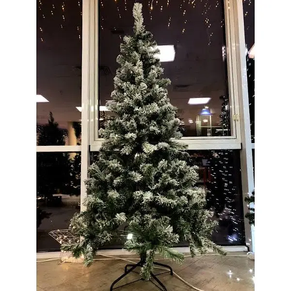Сосна искусственная Black Box Trees Millington с эффектом покрытия снегом 1.85 м бело-зеленая (8718861279559) - фото 8