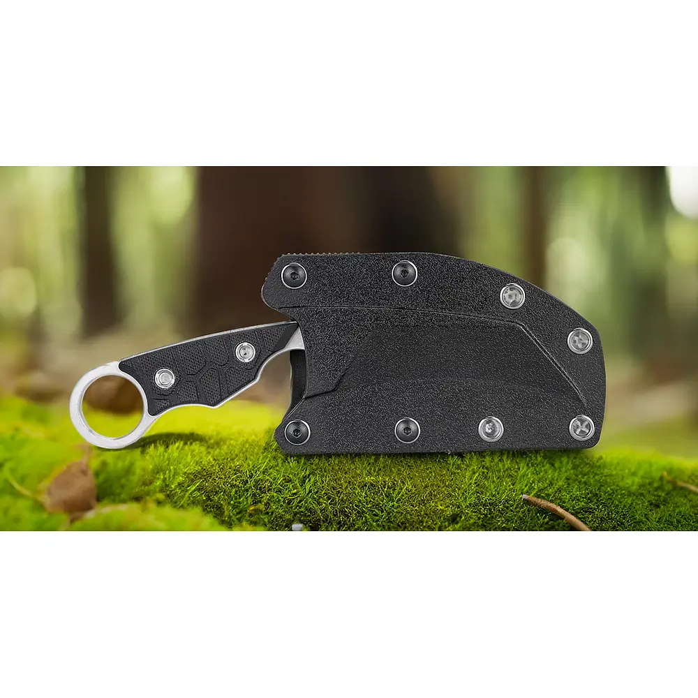 Ніж фіксований туристичний Ruike FS68, (8.6 см) 14C28N / G10 чорний - фото 16