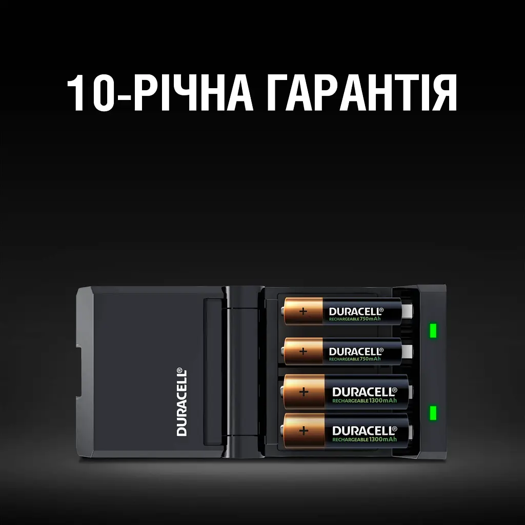 Зарядний пристрій для акумуляторів Duracell CEF27 + 2 rechar AA1300mAh + 2 rechar AAA750mAh (5001374) - фото 8