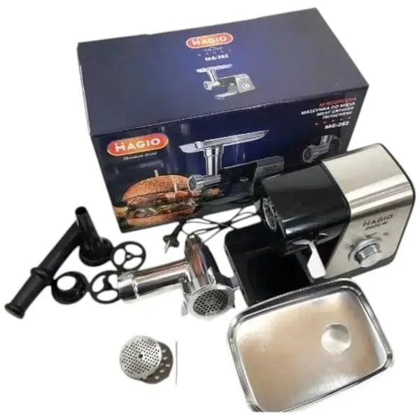 Електрична м'ясорубка з насадками для овочів Magio MG-262 2600 Вт - фото 5