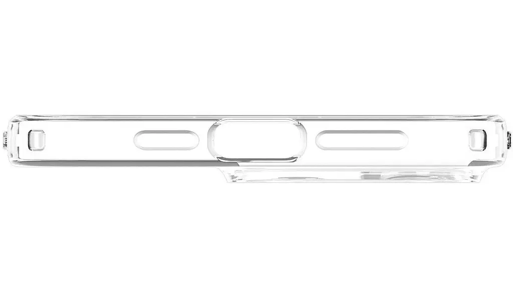 Оригінальний протиударний чохол для iPhone 14 Pro Spigen Liquid Crystal Clear прозорий силіконовийACS04663 - фото 10