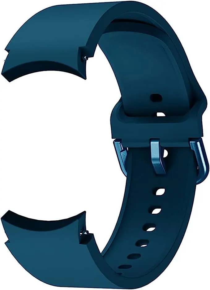 Ремінець силіконовий BeWatch Samsung Galaxy Watch 4/5/Pro SoftTouch Синій (0139305) - фото 3