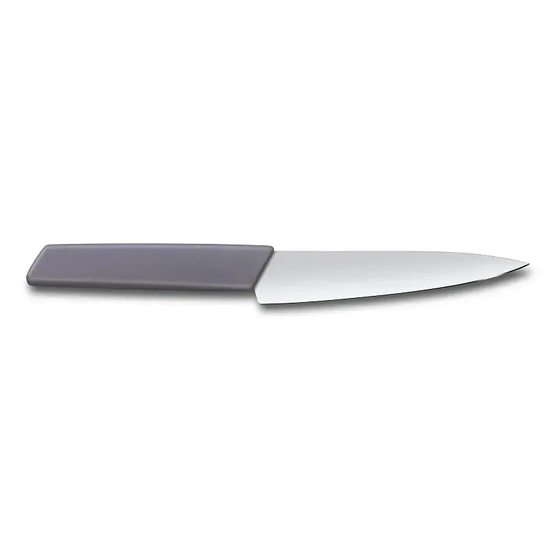 Кухонний ніж Victorinox Swiss Modern Kitchen лезо 15см з фіол. ручкою (блістер) - фото 2