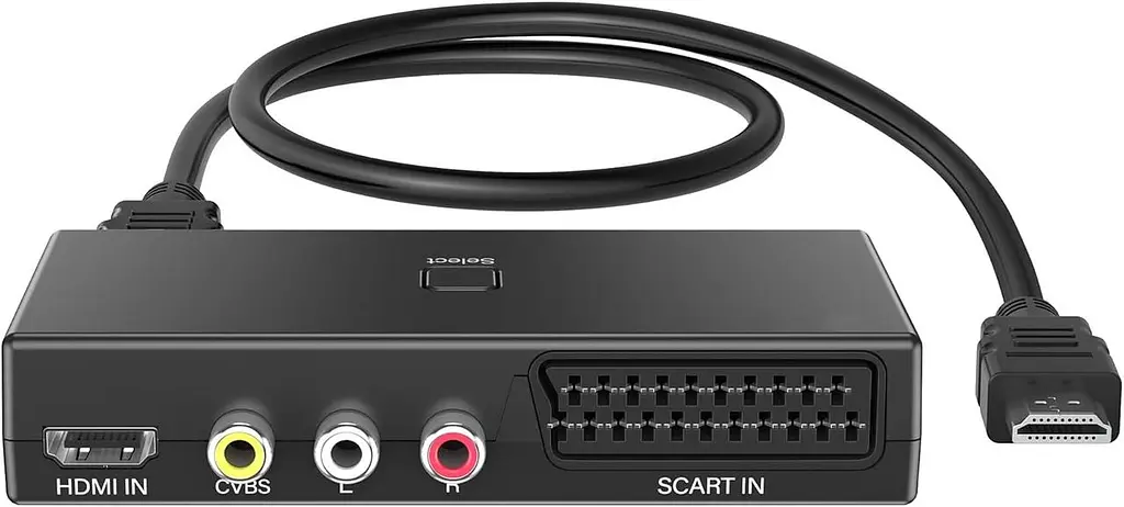 Конвертер SCART/RCA/HDMI в HDMI 3 в 1 с поддержкой 720P/1080P