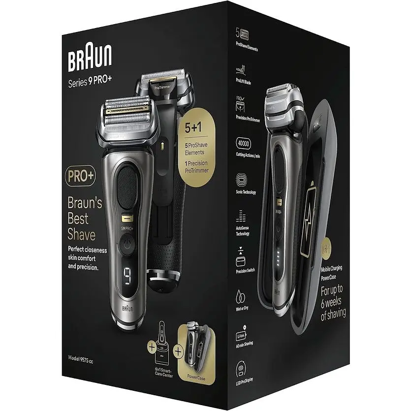 Электробритва Braun Series 9 Pro+ 9575cc черно-серая [104811] - фото 5