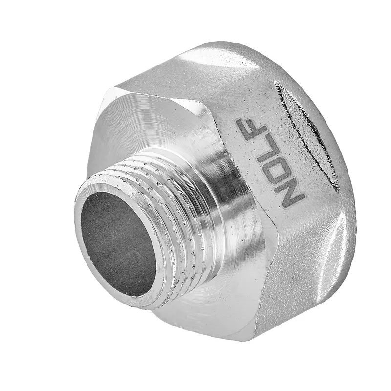 Перехідник Nolf Nfc.A0608-N-3/4"Fx1/2"M нікельований NF3086 - фото 3