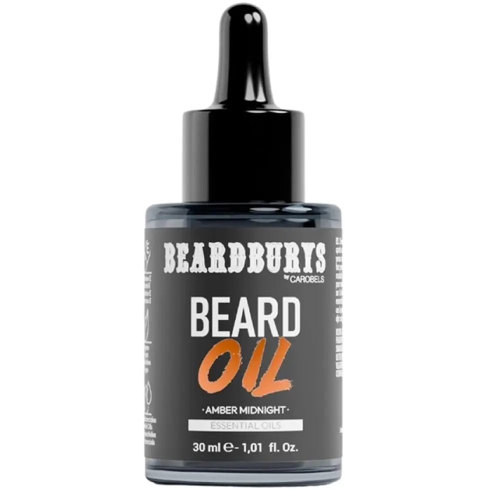 Олія-сироватка для бороди Beardburys Amber Midnight з ефірними оліями 30 мл