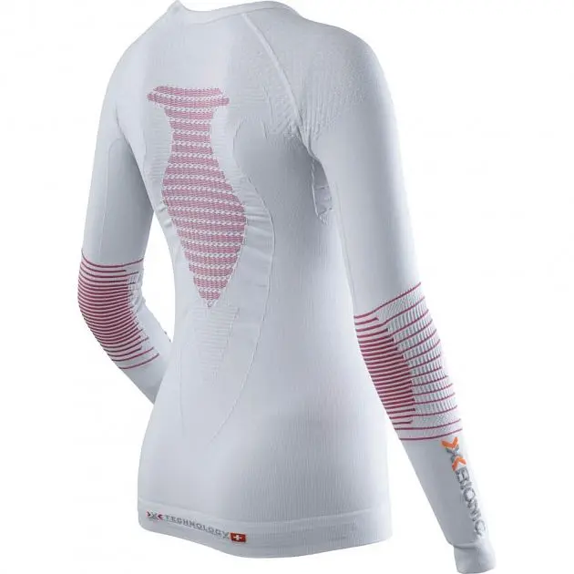 Термокофта X-Bionic Energizer MK2 Shirt Long Sleeves Woman L/XL Білий/Рожевий (1068-I020275 L/XL W318) - фото 2