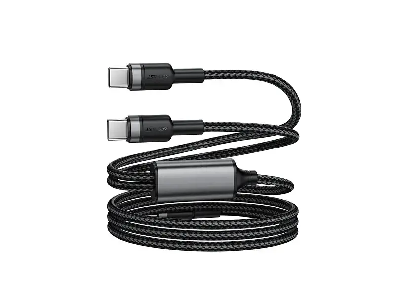 Кабель Acefast C22-02 USB Type-C to USB Type-C/USB Type-C 100W 1.2m Black (6974316285120) - фото 3