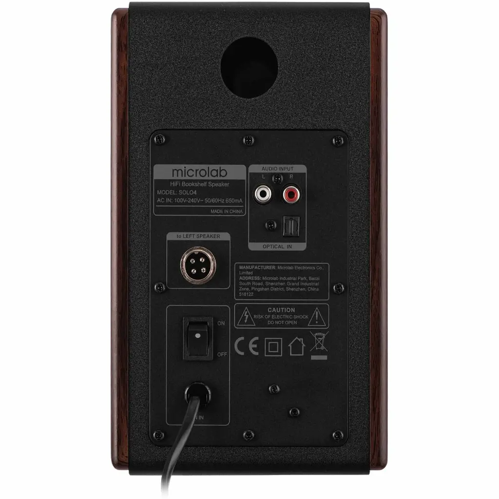 Акустична система 2.0 Microlab SOLO 4, 60Вт, темно-коричнева (SOLO4_V2) - фото 7