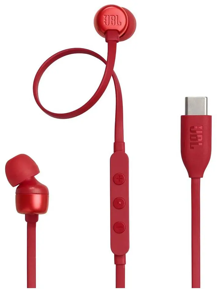 Навушники JBL Tune 310C USB-C червоні (JBLT310CRED)