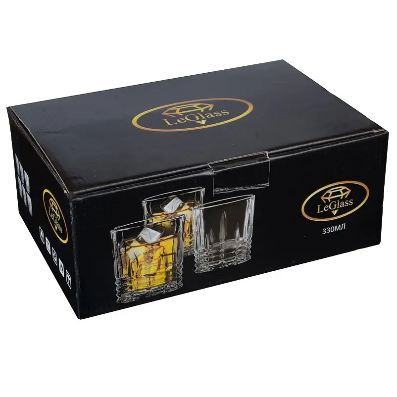 Набір склянок LeGlass, 330 мл, 6 шт. (600-001) - фото 2