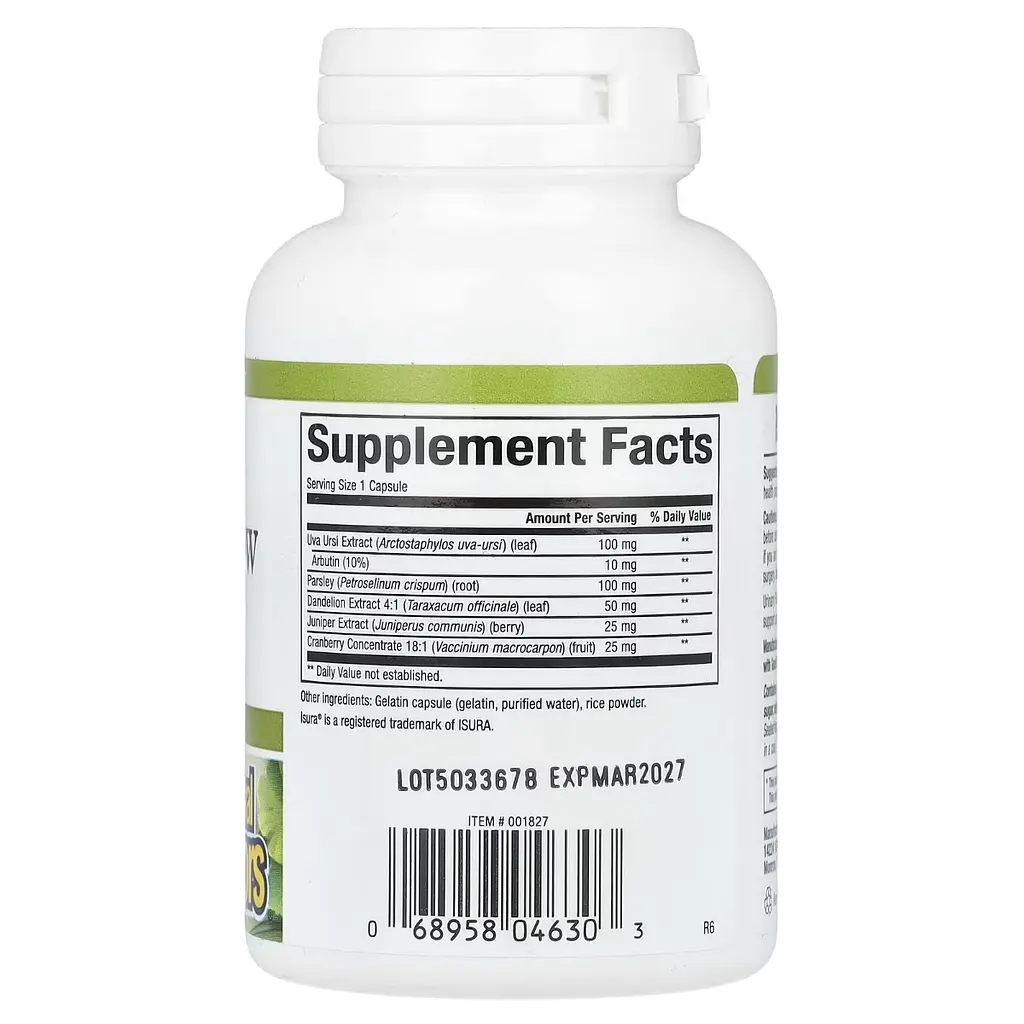 Комплекс Natural Factors Urinary Flow Formula для здоровья мочевых путей 90 капсул - фото 2