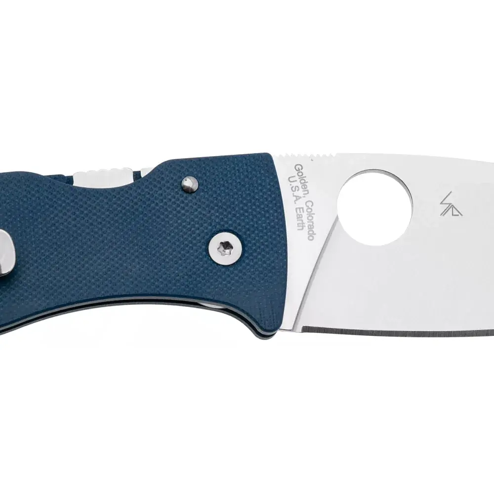 Ніж Spyderco Bodacious CPM SPY27 G-10 Cobalt Blue - фото 4