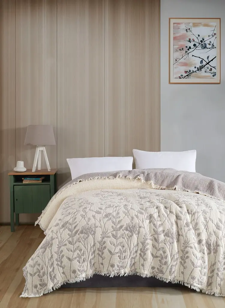 Муслінове покривало Moss Botanic Kahve 230х250 см Moss Home pbe0051377