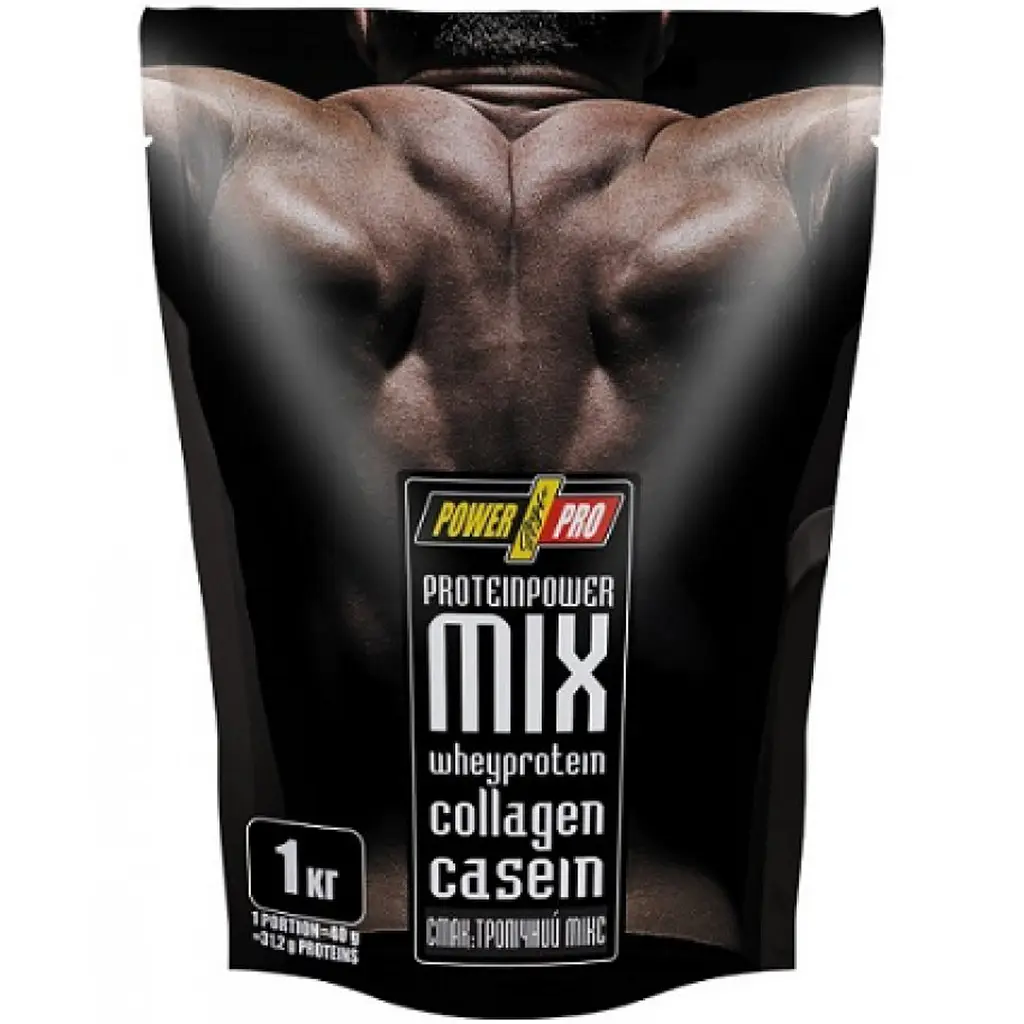 Сироватковий протеїн Power Pro Mix Тропічний мікс 1 кг