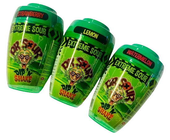 Льодяник на паличці з кислим порошком Dr Sour Dip 'N Shake 21г - фото 6