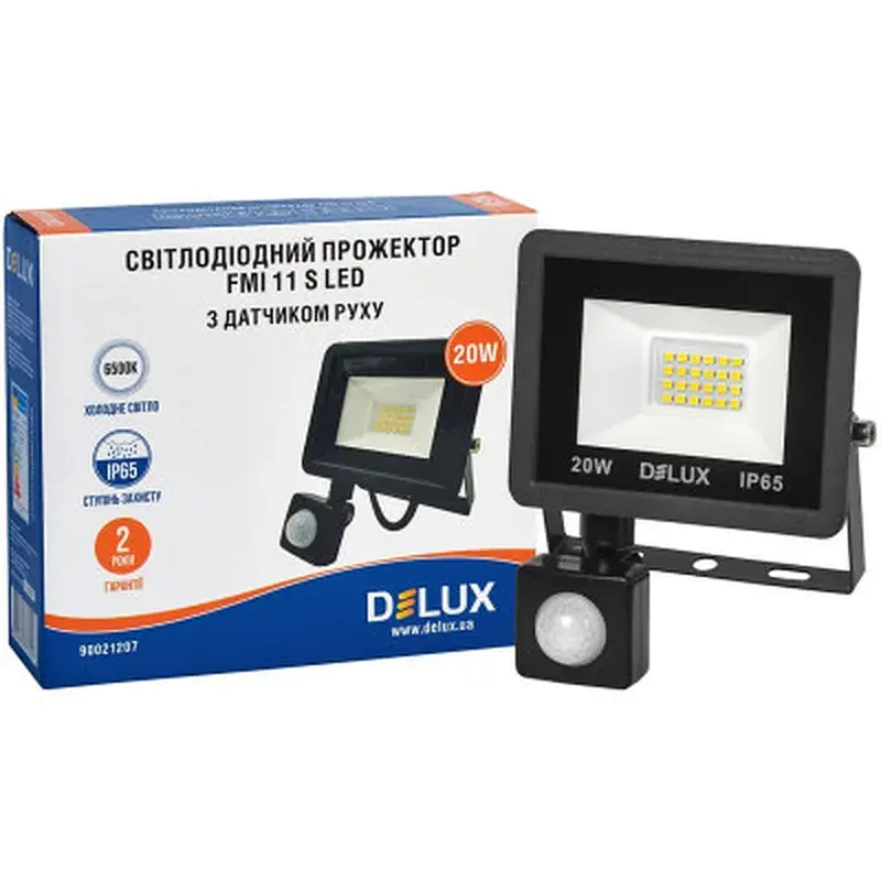 Прожектор Delux FMI 11 S LED 20 Вт 6500K IP65 (90021207) - фото 4