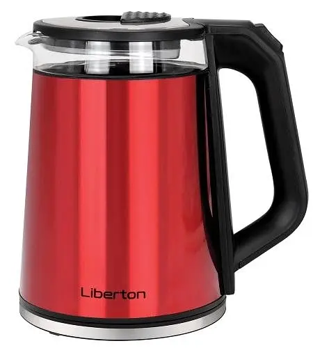 Електрочайник LEK-6826, Red/Black LIBERTON teh0020862