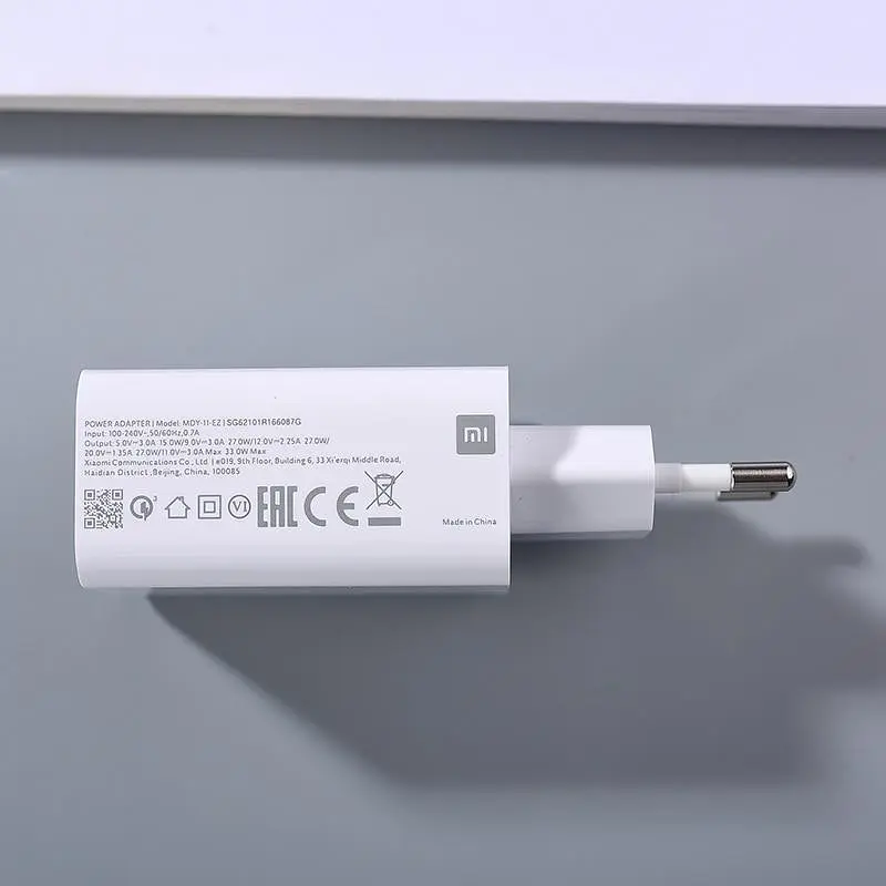 Зарядное устройство для Xiaomi 33 W 1 USB комплект с кабелем Type-C - фото 4