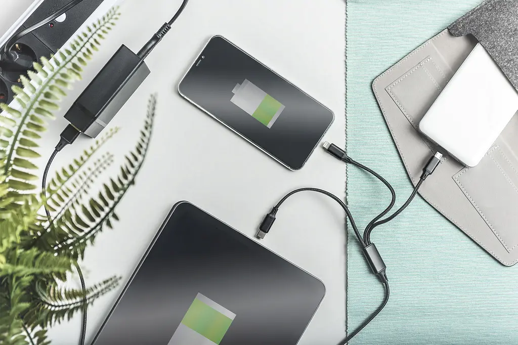 Кабель Digitus USB-A > Lightning/USB-С/micro USB, мультизарядный 3-в-1, зарядка/синхронизация 1м, teh0013696 - фото 3