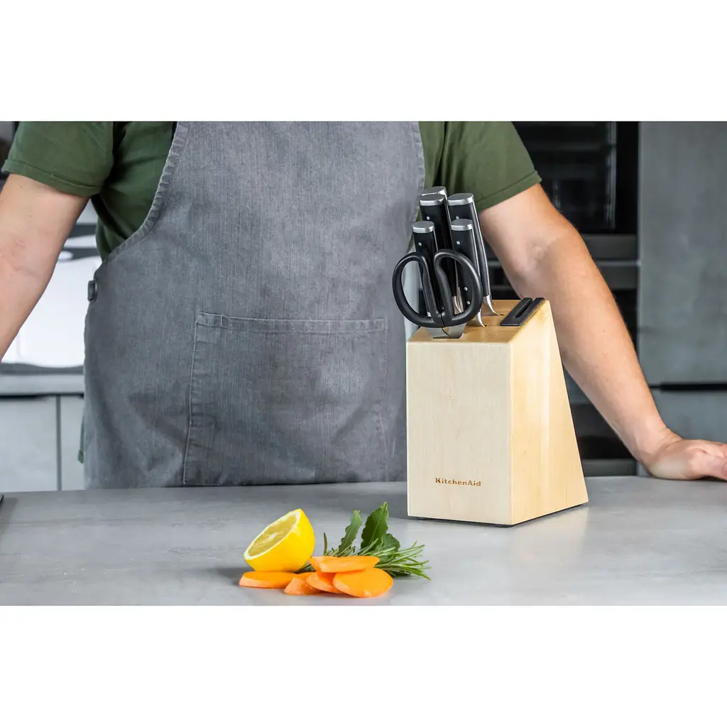 Набір ножів з підставкою KitchenAid Classic з точилом 6 предметів (KO6PSTSNOBG) - фото 15