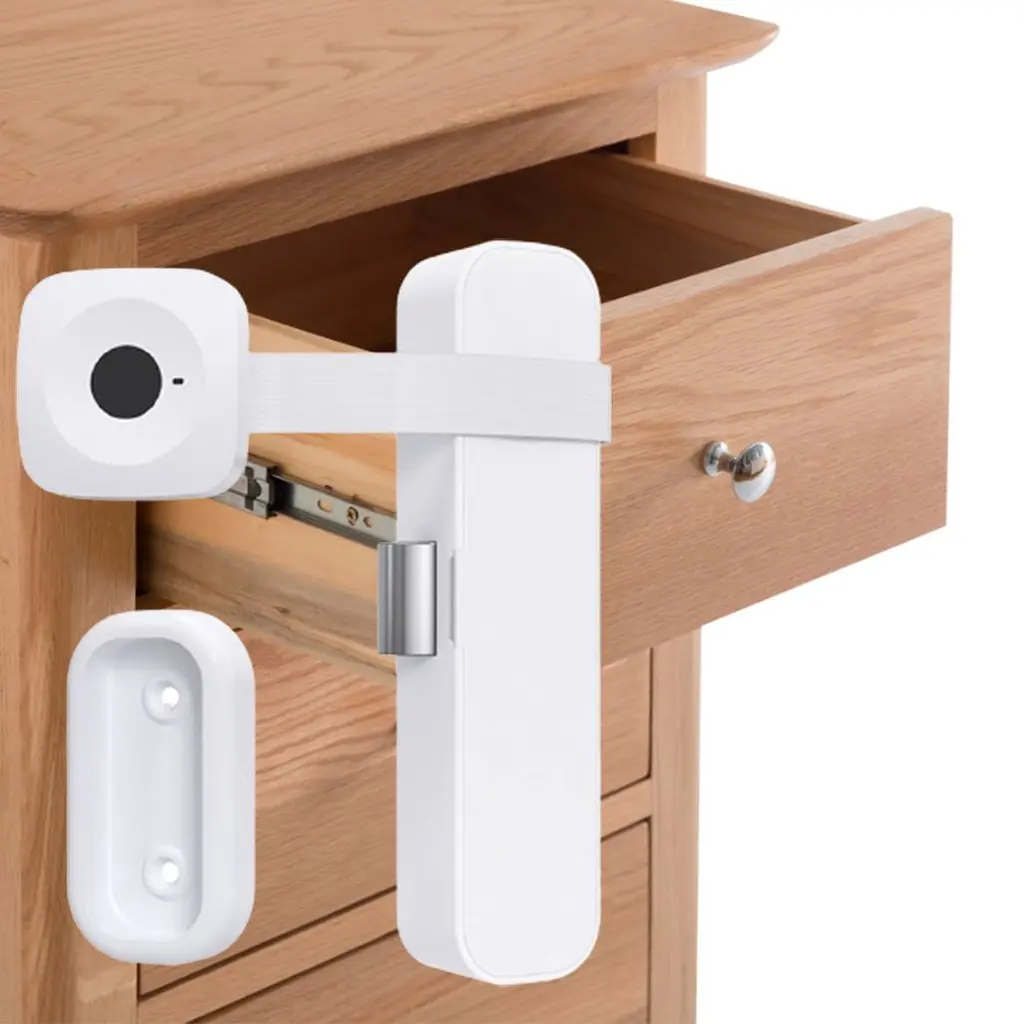 Розумний меблевий замок Yeelock Fingerprint Drawer Cabinet Lock (ZNGS06YSB) [59028] - фото 3