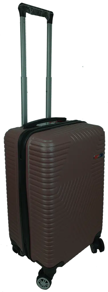 Валіза пластикова GD Polo 45 л 57x34x25 см ABS коричнева - фото 2