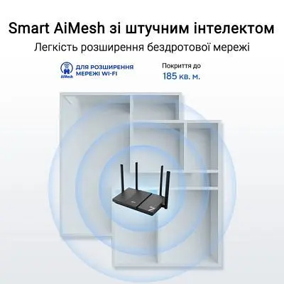 Маршрутизатор ASUS RT-BE50 (90IG09U0-MO3S00) - фото 6