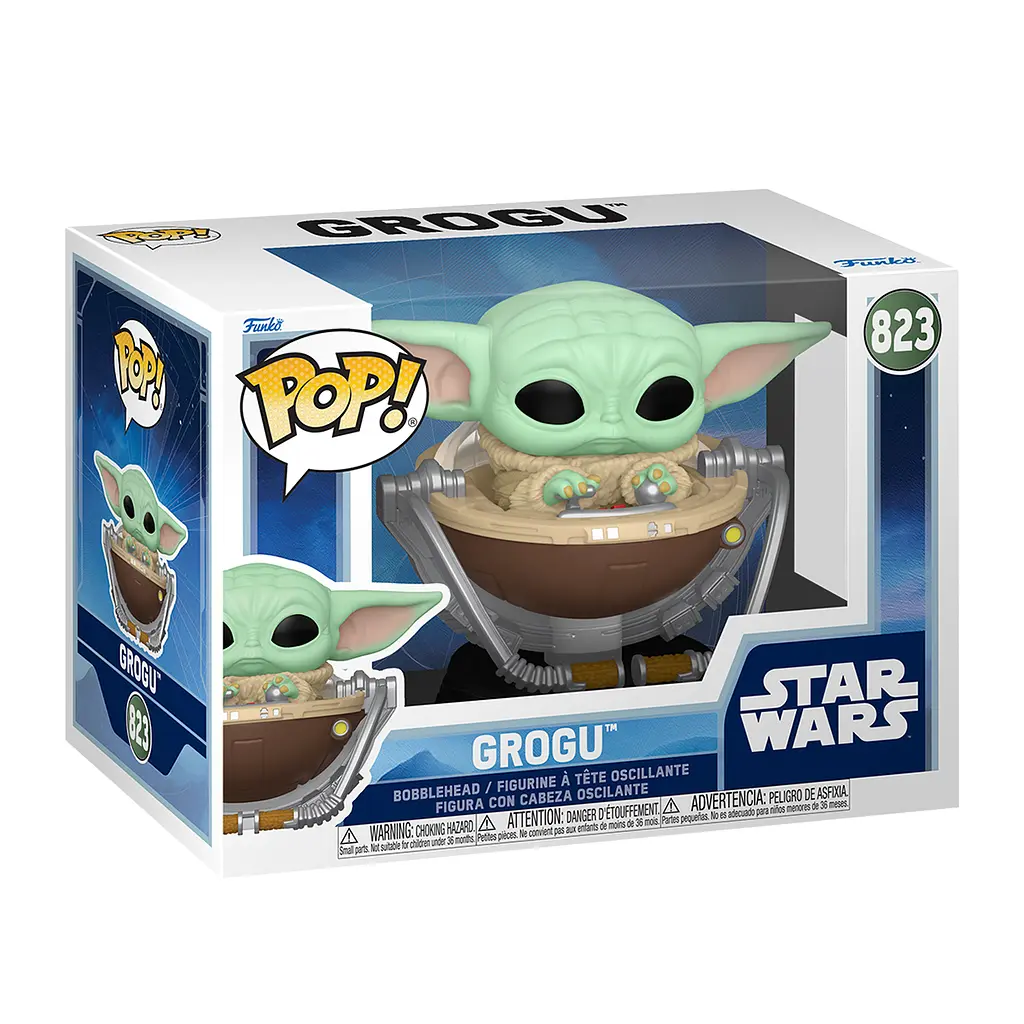Ігрова фігурка Funko POP! Мандалорець Ґроґу у колясці (90451) - фото 2