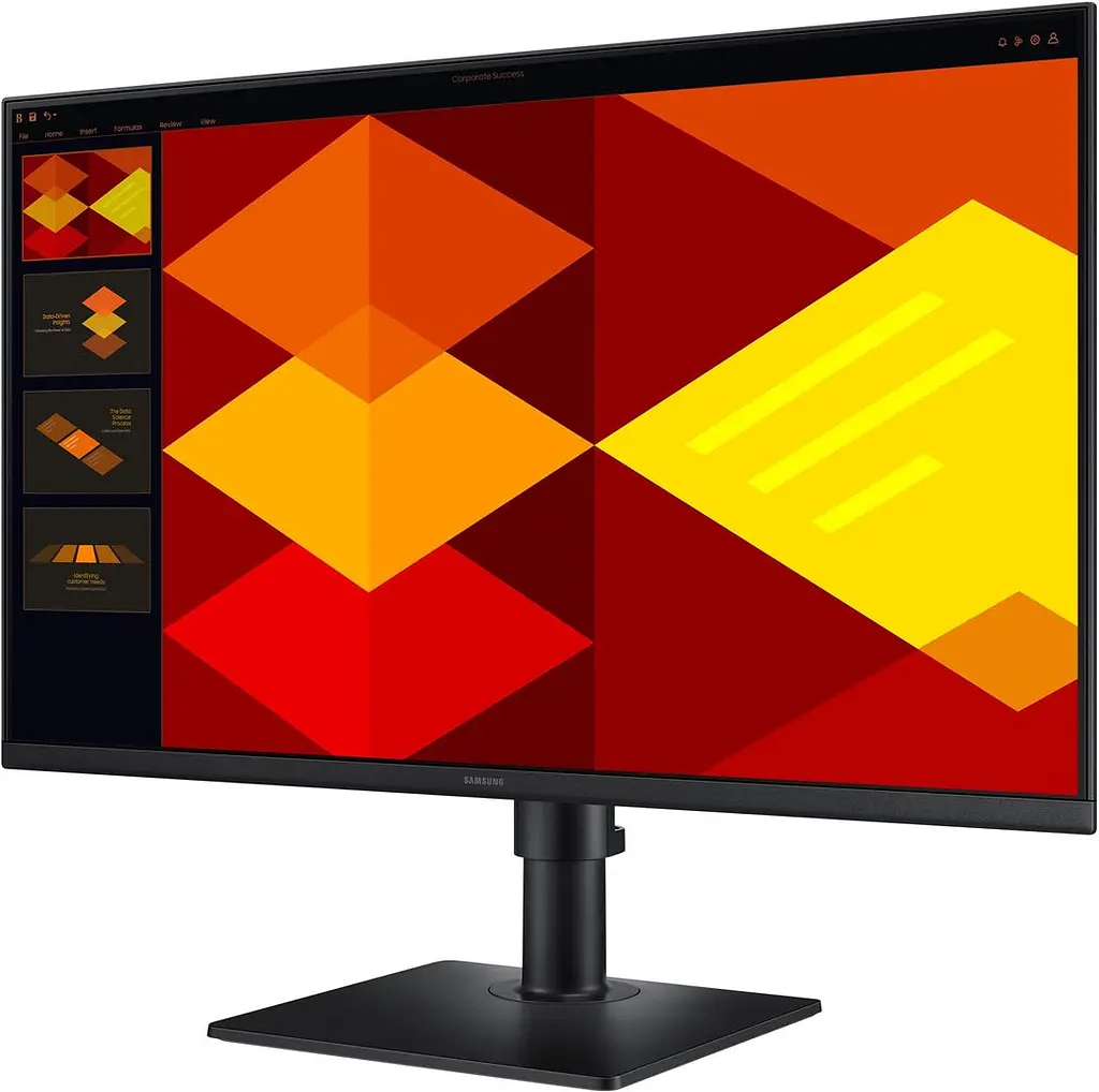 Монiтор Samsung 27" S27D400 (LS27D400GAIXUA) IPS Black 100Hz - фото 4