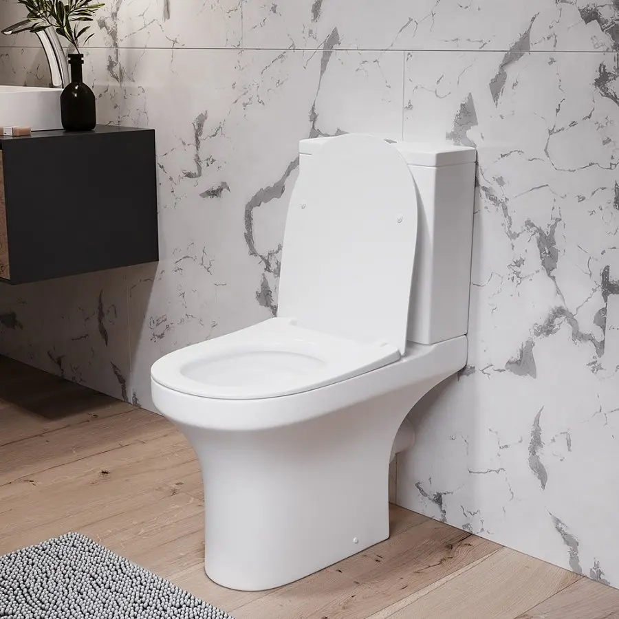 Унитаз-компакт FlashClean Am.Pm Tender с сиденьем микролифт белый C45A8800SC, Белый - фото 3