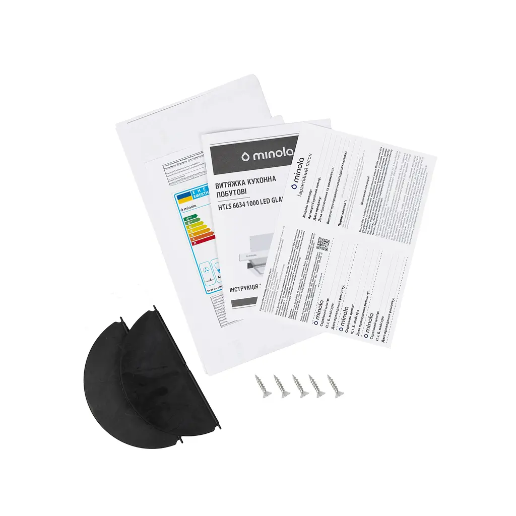 Витяжка телескопічна MINOLA HTLS 6634 BLF 1000 LED GLASS - фото 10