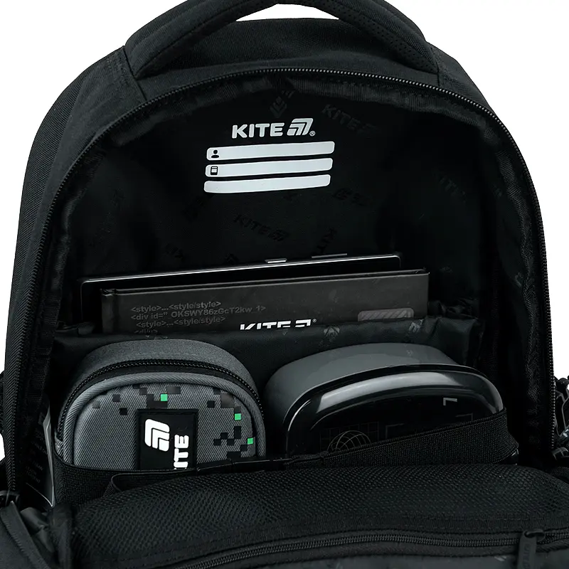 Рюкзак для початкової школи Kite Education 1022 Skater Чорний (K26-1022M-2) - фото 17
