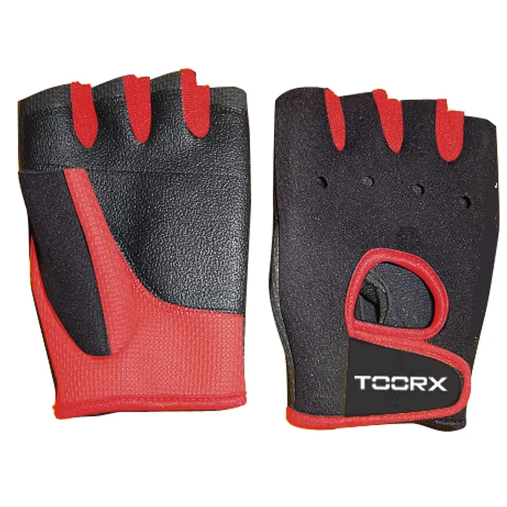 Рукавиці для фітнесу Toorx Neoprene L Nero/Rosso (AHF-041)
