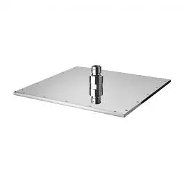 Верхній душ Paffoni Syncro King Quadro 300x300xh8 мм з тримачем 400 мм chrome ZSOF078CR + ZSOF063CR, Хром - фото 3